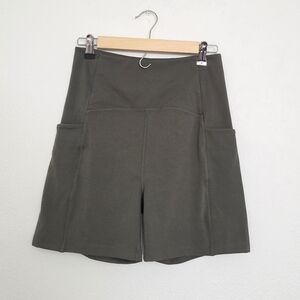 Beyond Yoga Olive Athletic Shorts